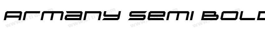 Armany Semi Bold字体转换